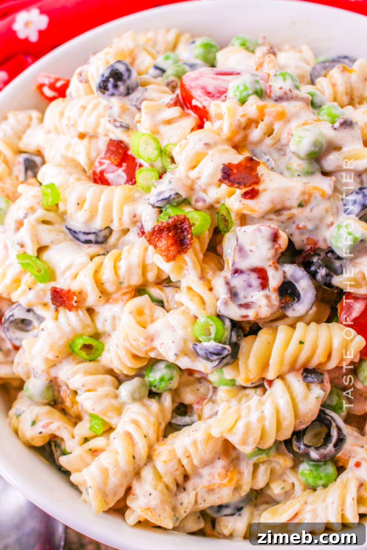55 Irresistible Sides to Elevate Your Summer BBQ 34 Bacon Ranch Pasta Salad