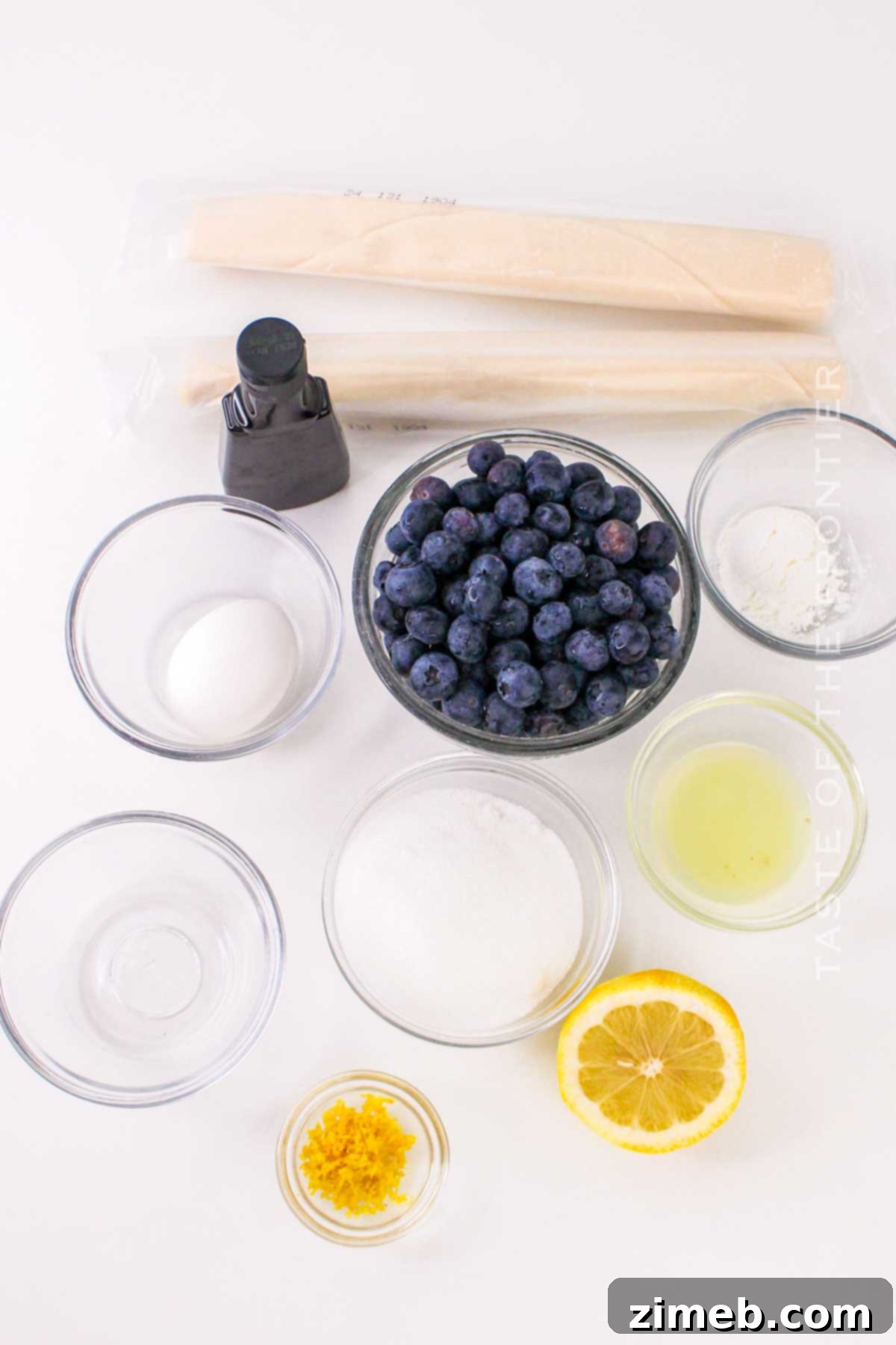 ingredients Mini Blueberry Pies