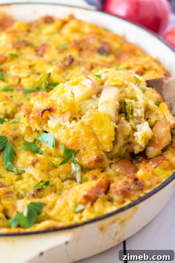 40 Autumn Apple Creations: Sweet Treats, Savory Sauces, and Hearty Breakfasts 20 thanksgiving apple stuffing