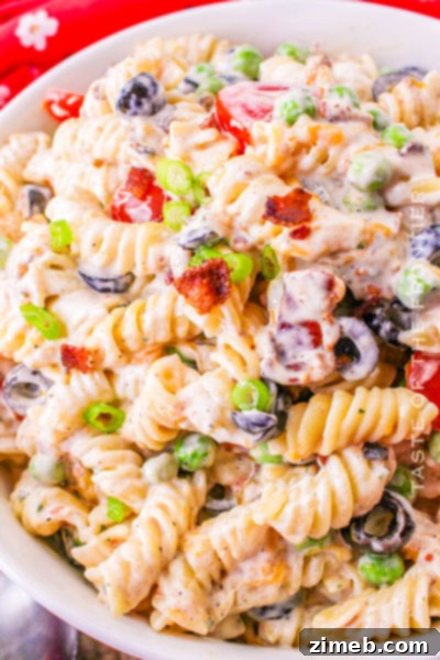 Bacon Ranch Pasta Salad