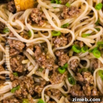 Steppe Beef Noodle Skillet 16 Mongolian Ground Beef Noodles