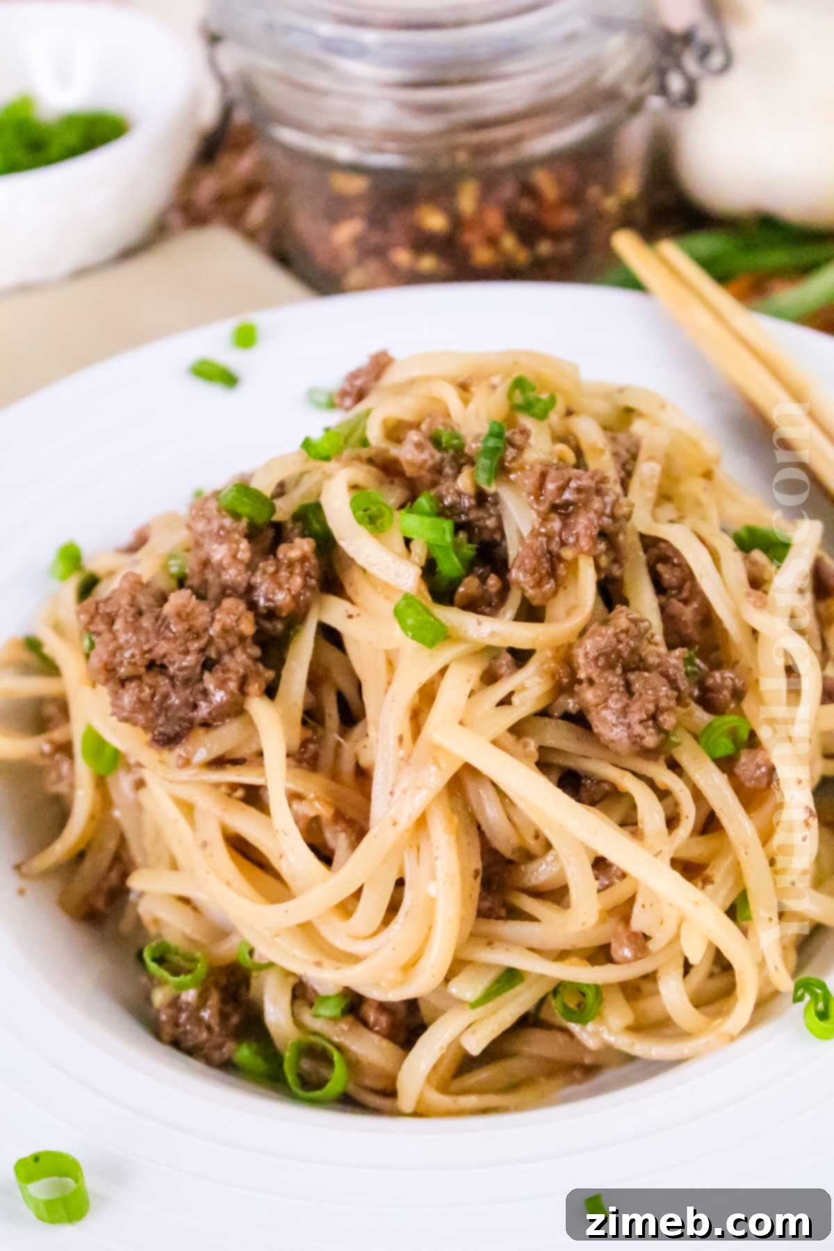 Steppe Beef Noodle Skillet 3 quick dinner with beef and pasta