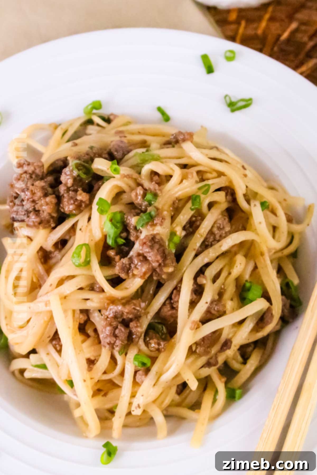 Steppe Beef Noodle Skillet 8 easy dinner with beef and noodles