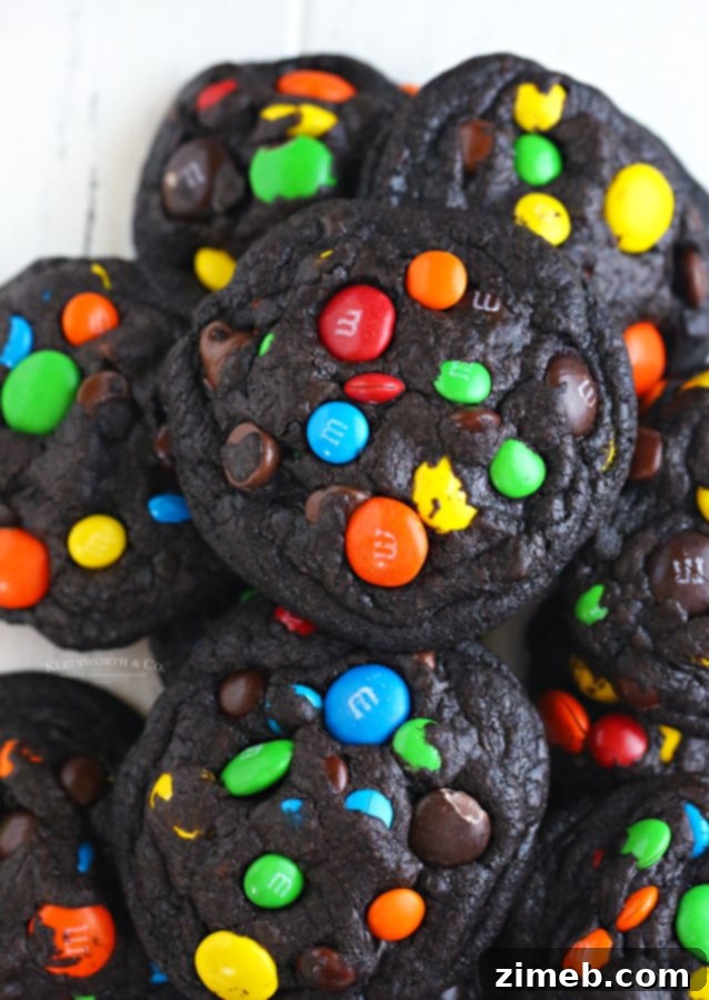 40 Irresistible Fall Cookie Recipes 30 Easy No-Chill Chocolate M&M Cookies for Halloween