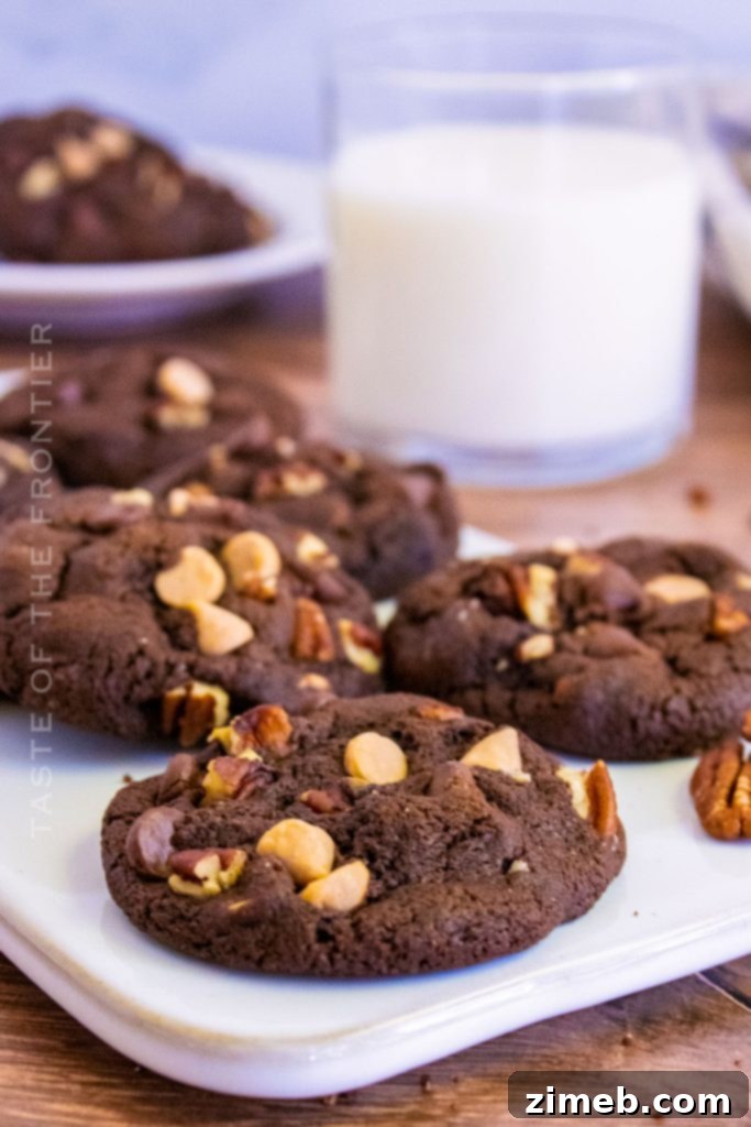Fall's Signature Chocolate Chip Treat 17 Thick chocolate cookies with caramel, pecans, and chocolate chips for a turtle candy flavor