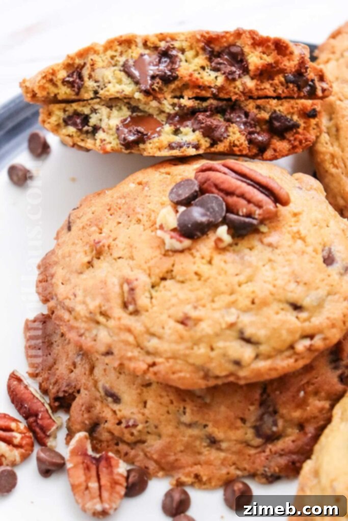 Fall's Signature Chocolate Chip Treat 4 Copycat Levain Bakery style chocolate chip cookie dessert, thick and gooey