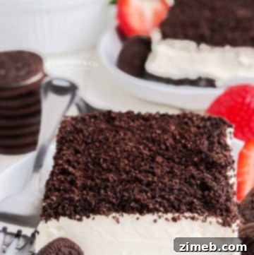 Oreo no bake cake