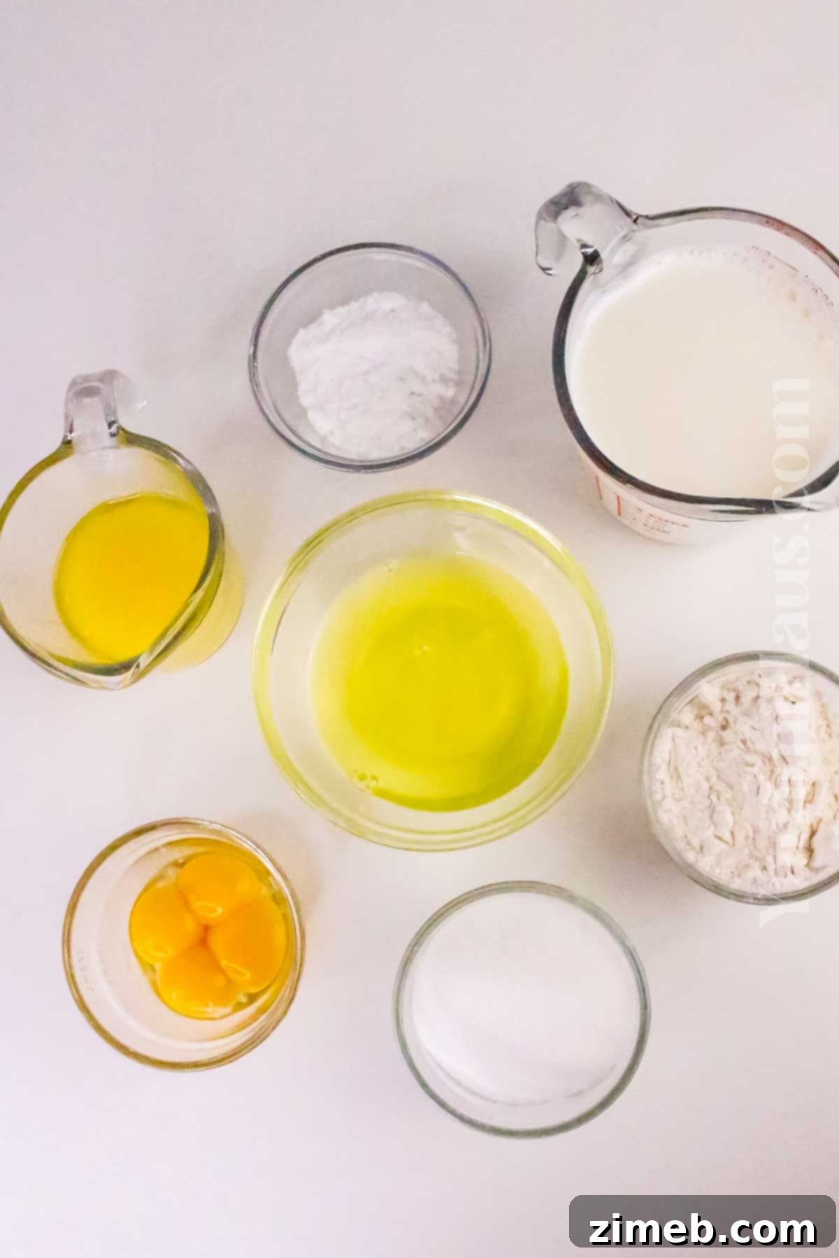 Custard Cake ingredients