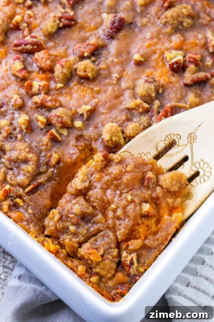 Autumn Casserole Essentials: From Weeknights to Holidays 3 Creamy Ruth's Chris Sweet Potato Casserole with pecan topping