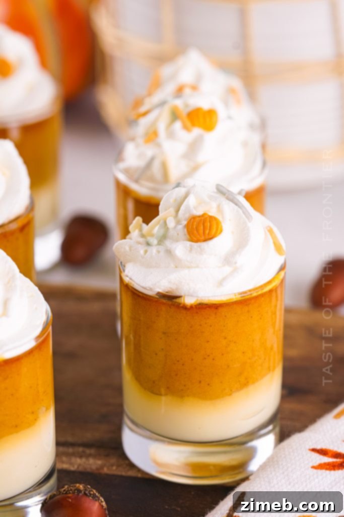 32 Irresistible Pumpkin Treats To Sweeten Your Fall 25 Pumpkin Pudding Shots for holiday parties