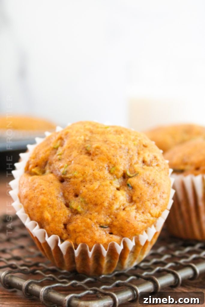 Sweet Pumpkin Mornings: 15 Cozy Breakfast Creations 9 Pumpkin Zucchini Muffins - Moist, flavorful, perfect with coffee or tea