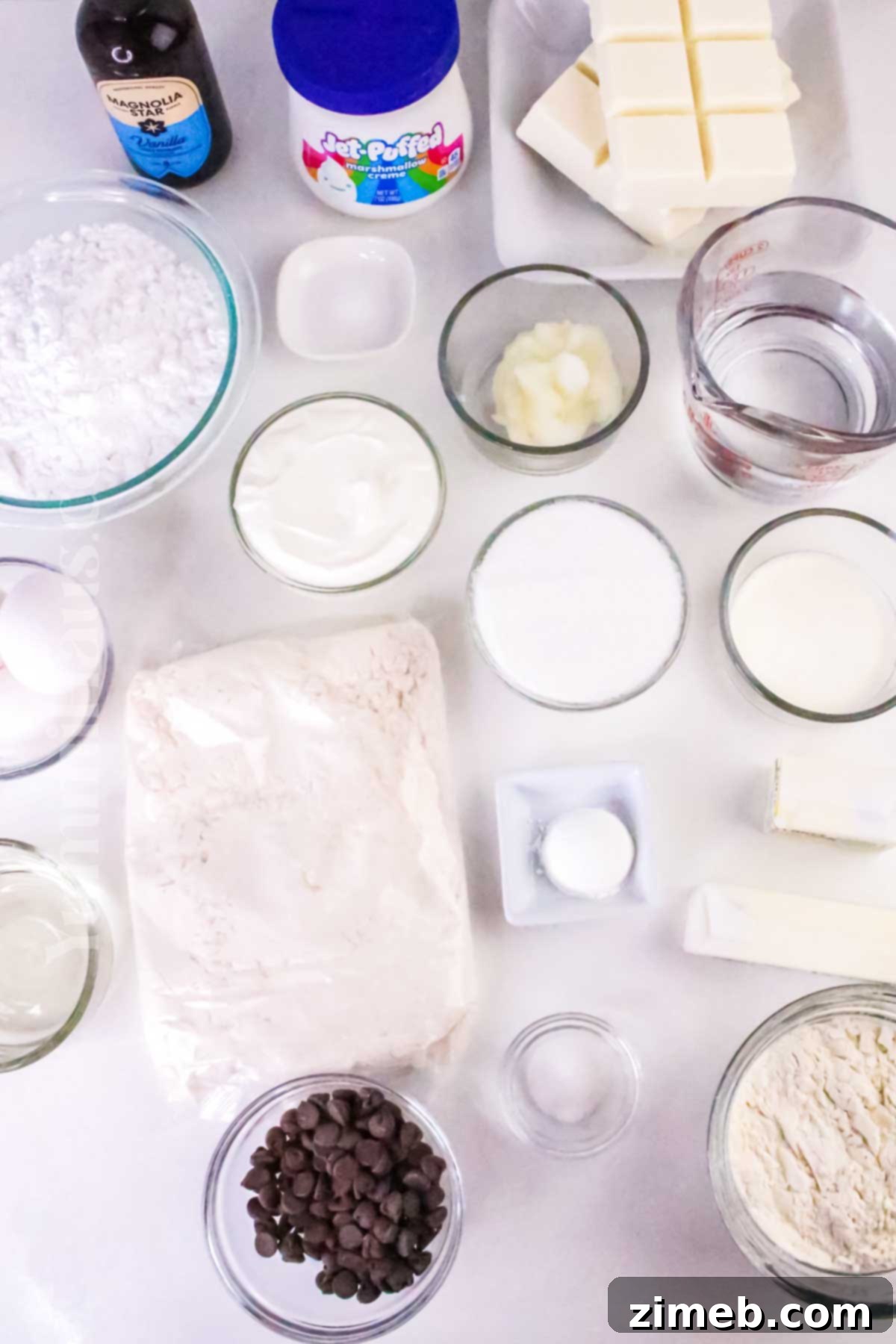 Zebra Cake ingredients