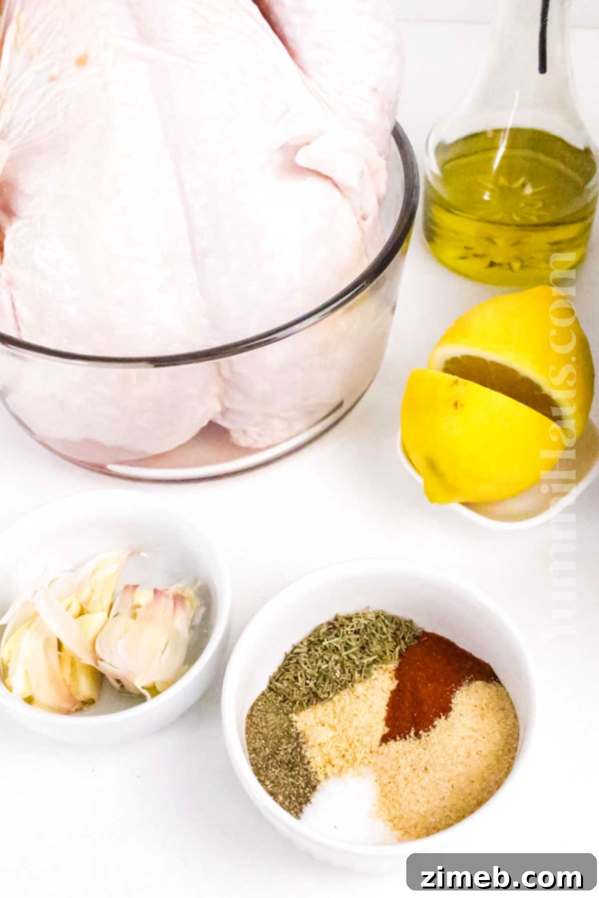 Effortless Slow Cooker Whole Chicken 5 seasoning the chicken - Slow Cooker Whole Chicken