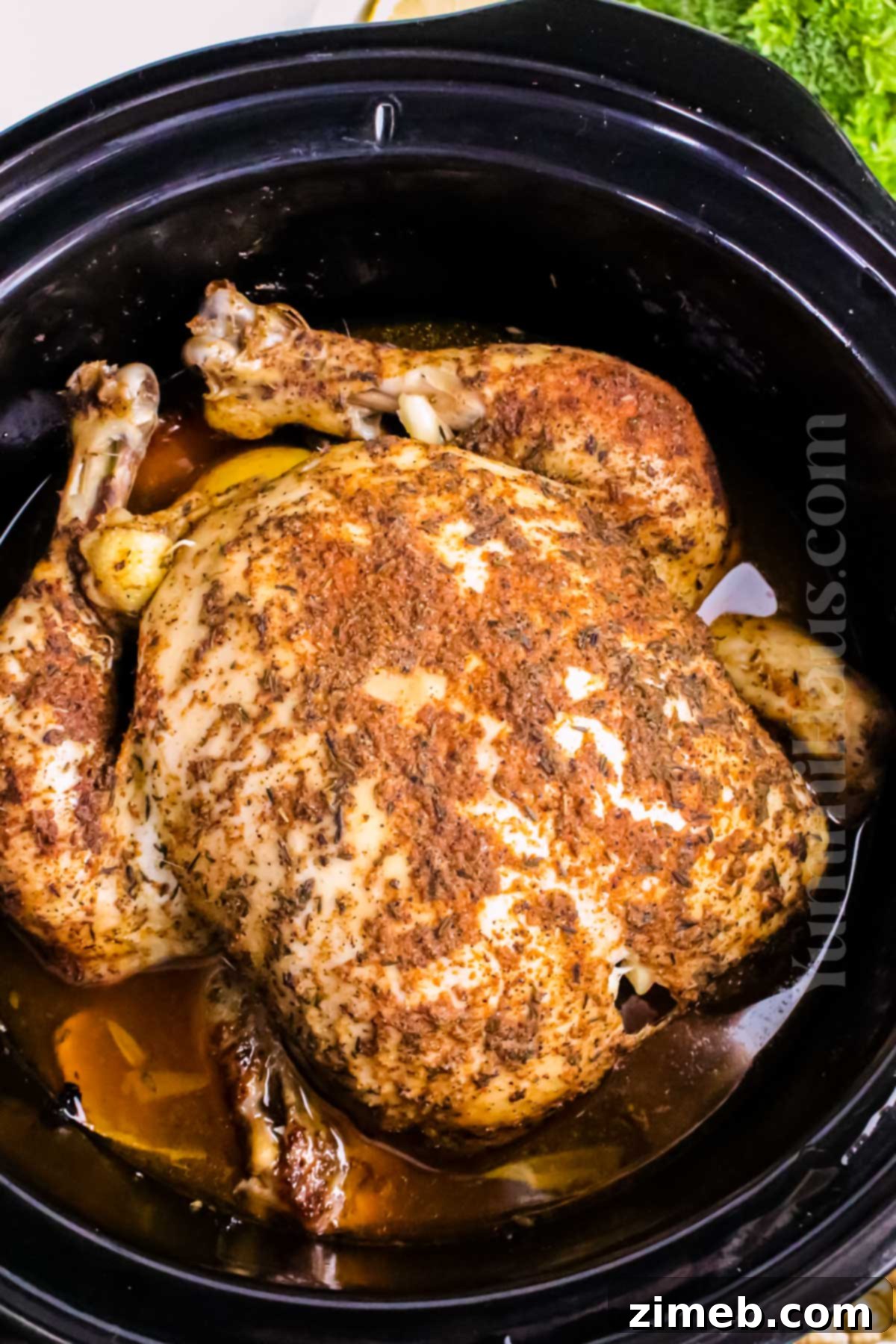 Effortless Slow Cooker Whole Chicken 8 crockpot Whole Chicken - Juicy and Ready to Serve