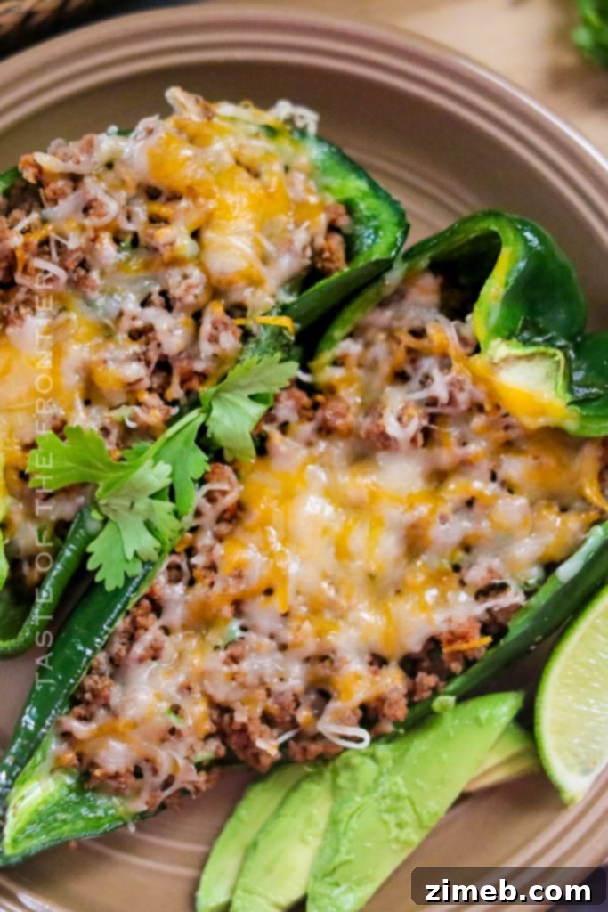 Stuffed Poblano Peppers