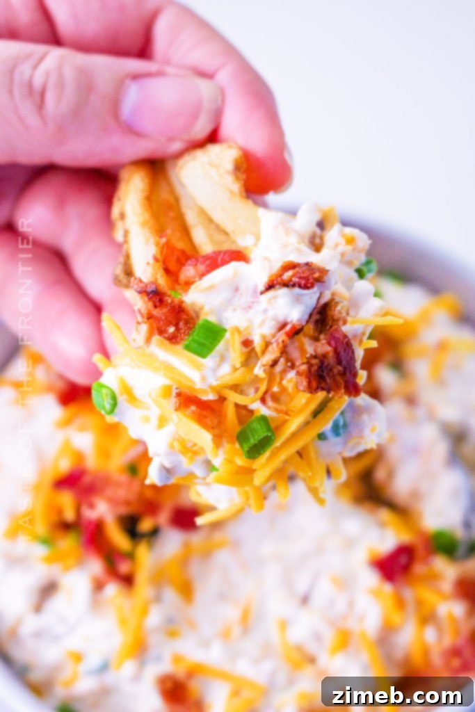 The Best Loaded Baked Potato Dip