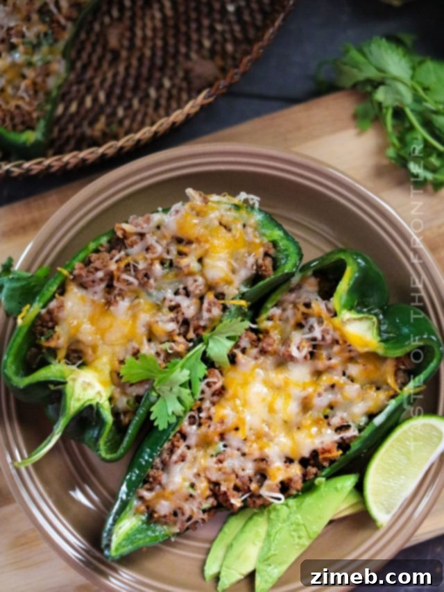 Stuffed Poblano Peppers Recipe