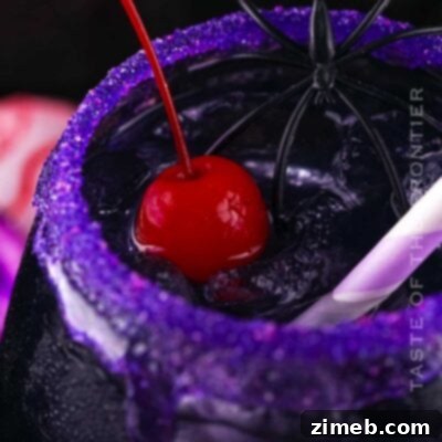 Spooky Deviled Eggs 13 Purple People Eater Drink