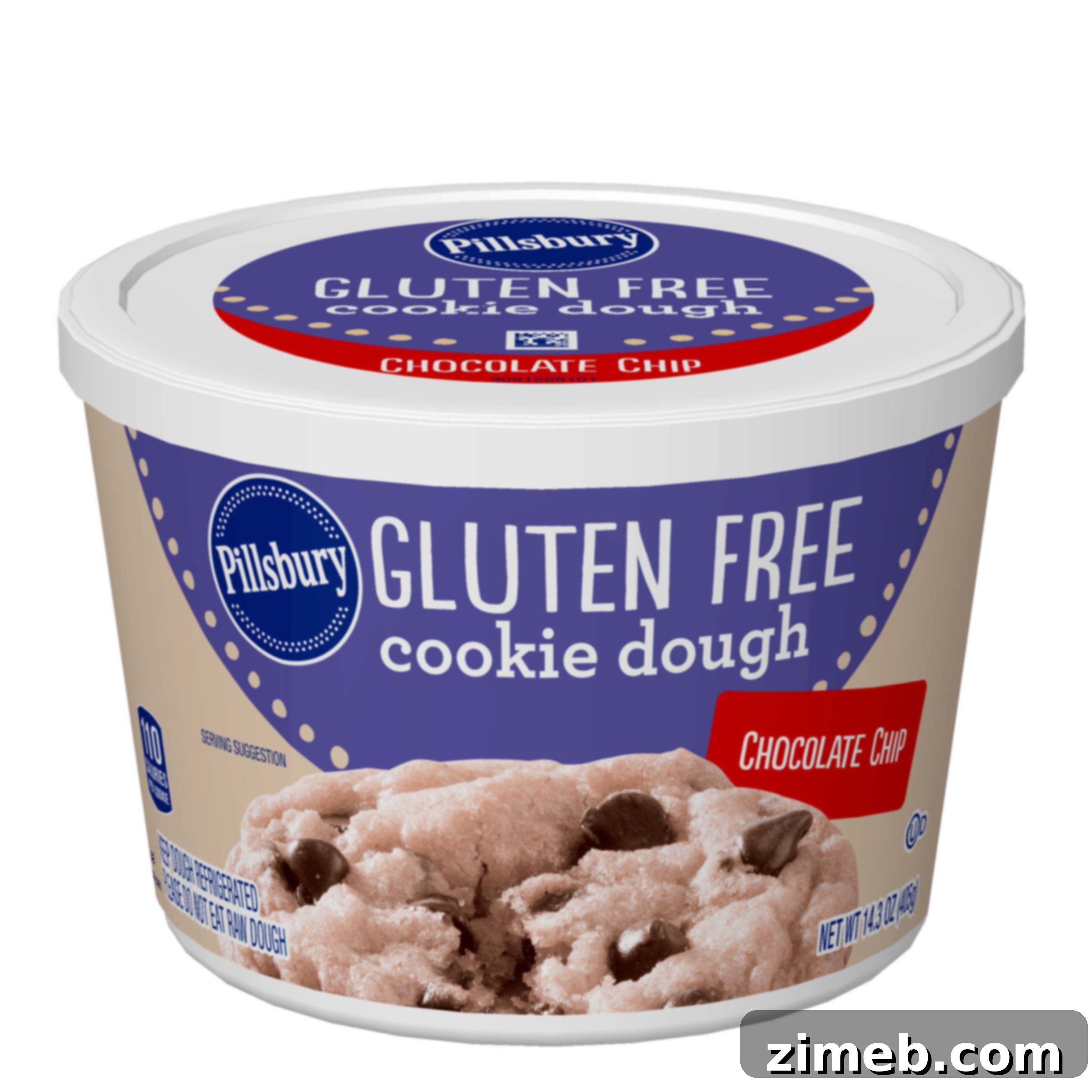 Gluten Free Chocolate Strawberry Gooey Indulgence 4 Pillsbury Gluten-Free Cookie Dough for easy baking