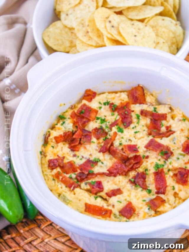 35 Cozy Fall Crockpot Delights: From Soups to Sweets 10 Crockpot Jalapeno Popper Dip recipe