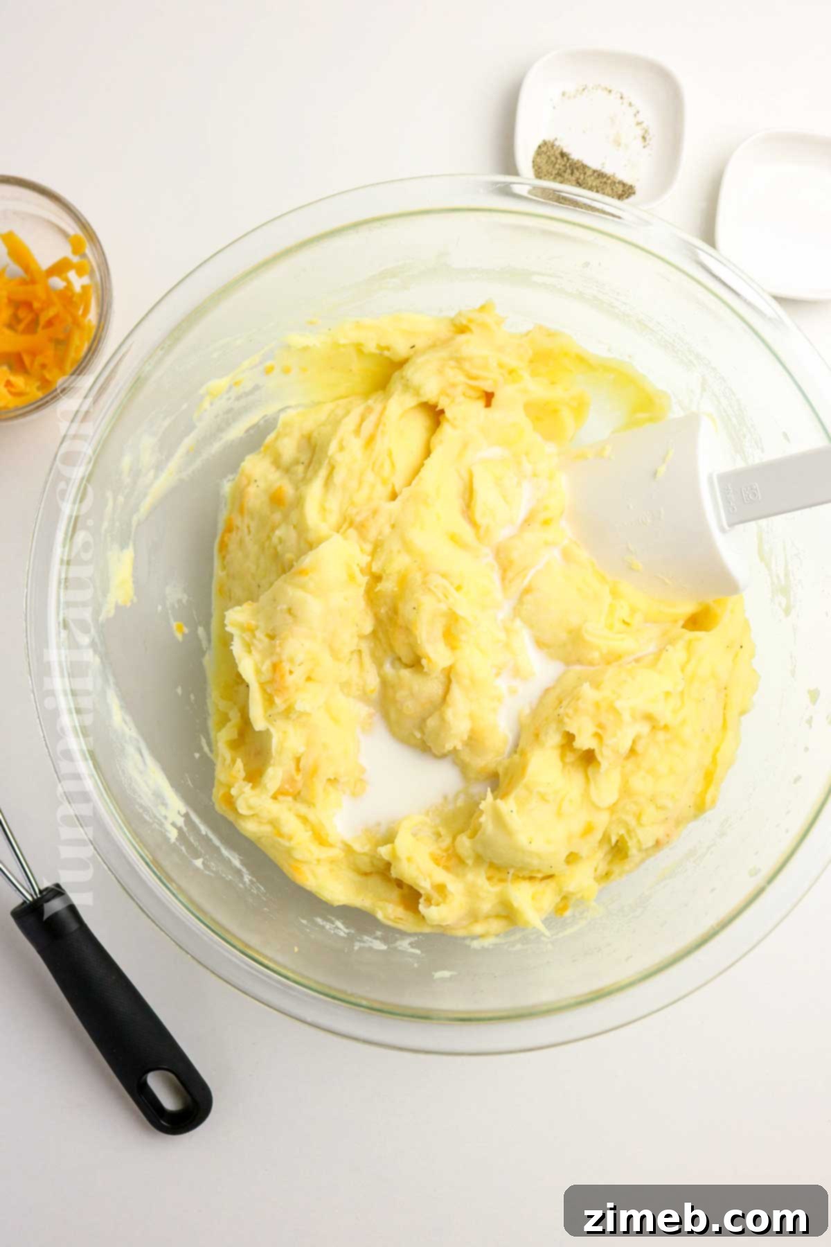 Creamy potato recipe with cheese