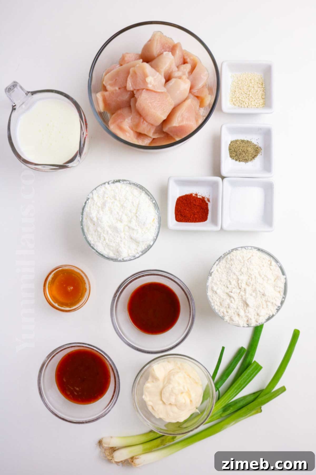 Spicy Bang Bang Chicken 4 Bang Bang Chicken ingredients