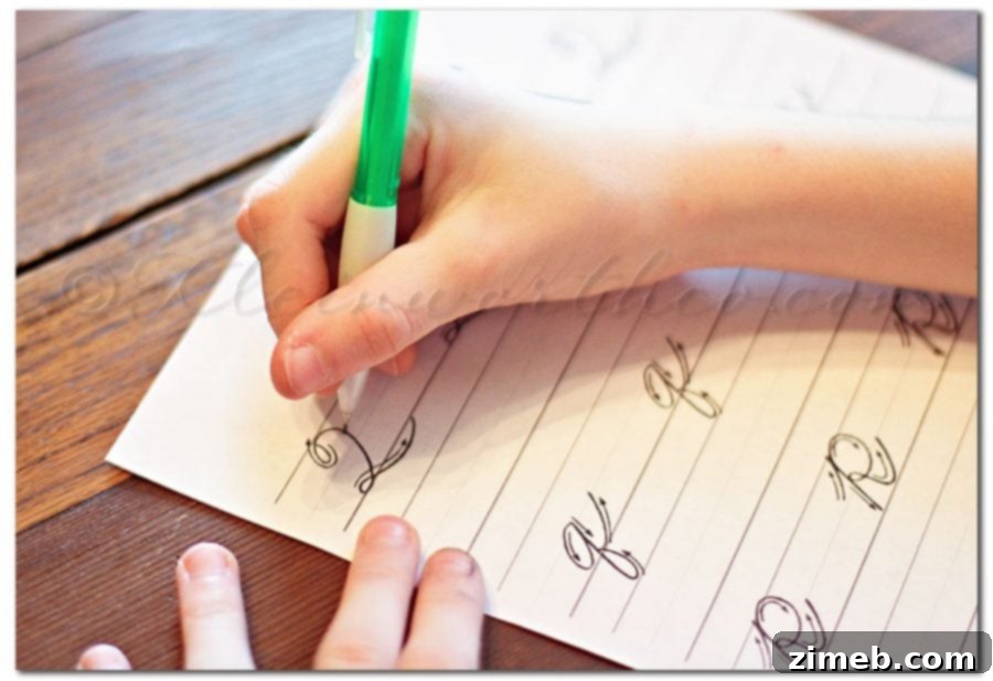 Master Cursive Handwriting Practice 3 Cursive Handwriting Practice Worksheets for Kids