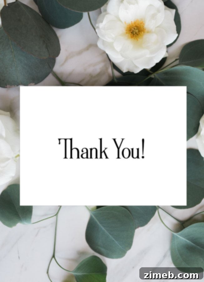 Master Cursive Handwriting Practice 8 Thank You Cards - Free Printable Design