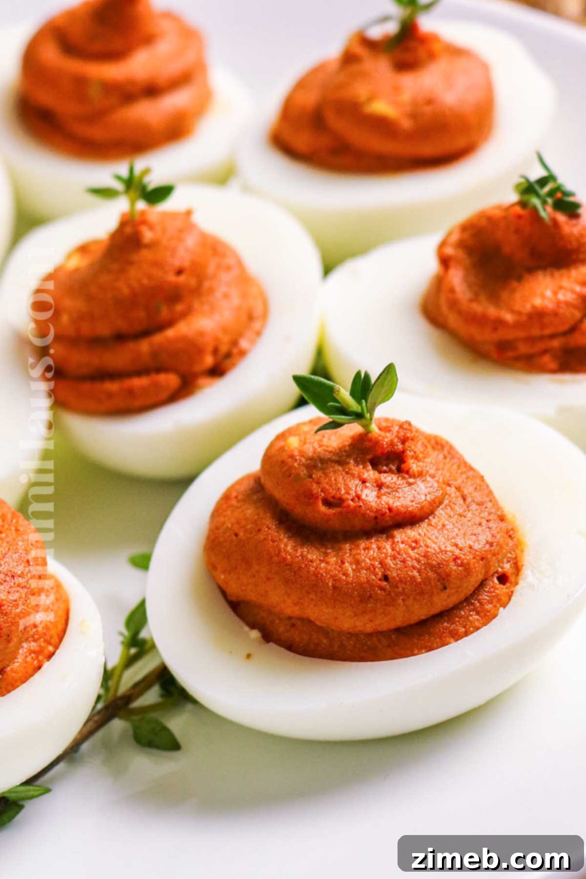 Festive Thanksgiving Deviled Eggs 2 Thanksgiving Deviled Eggs