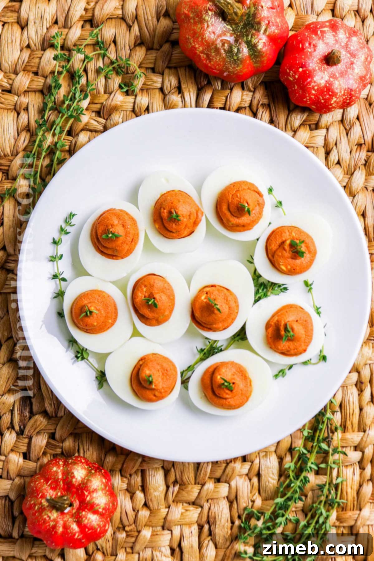Festive Thanksgiving Deviled Eggs 3 thanksgiving appetizer