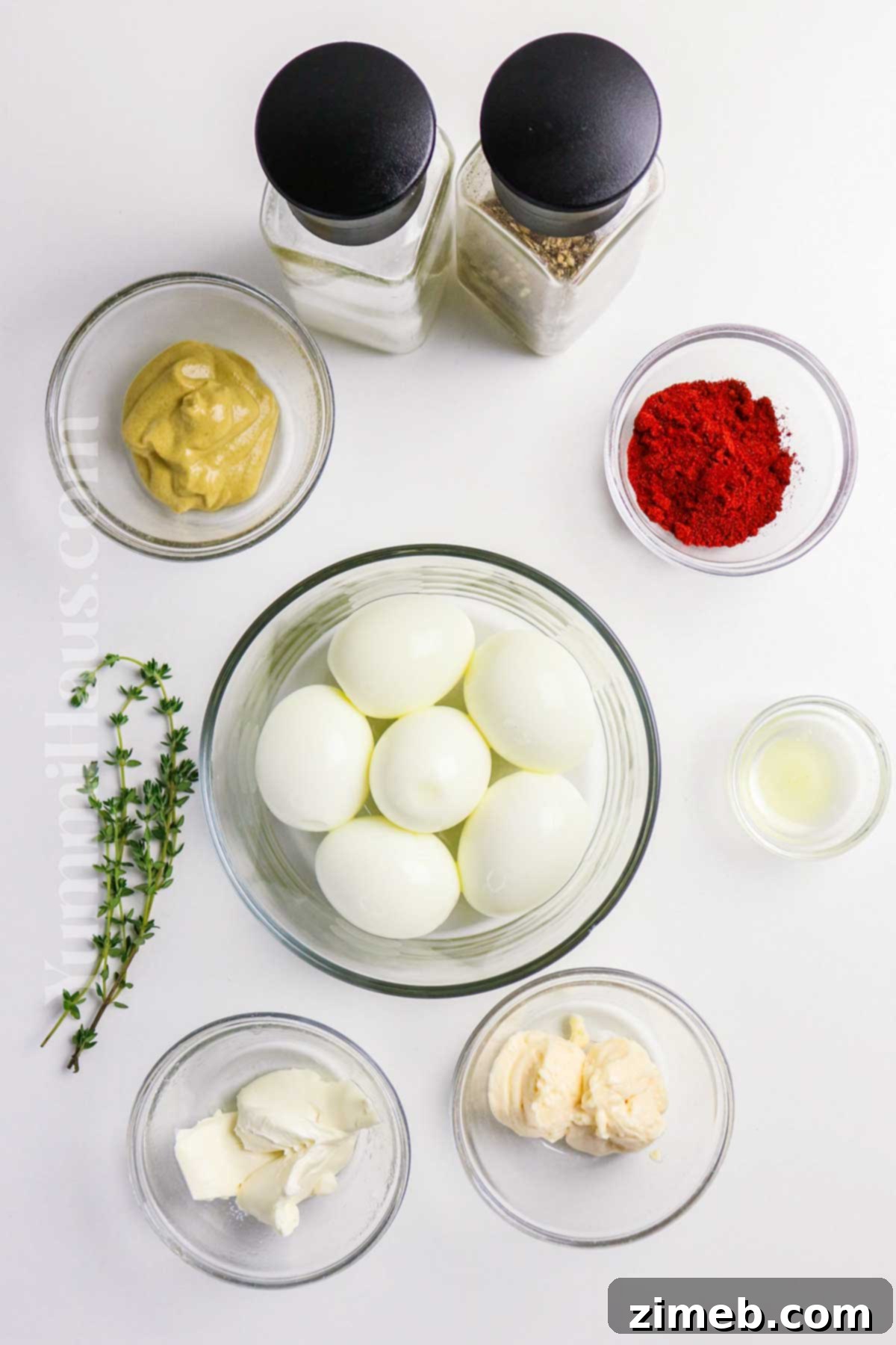 Festive Thanksgiving Deviled Eggs 4 Thanksgiving Deviled Egg ingredients