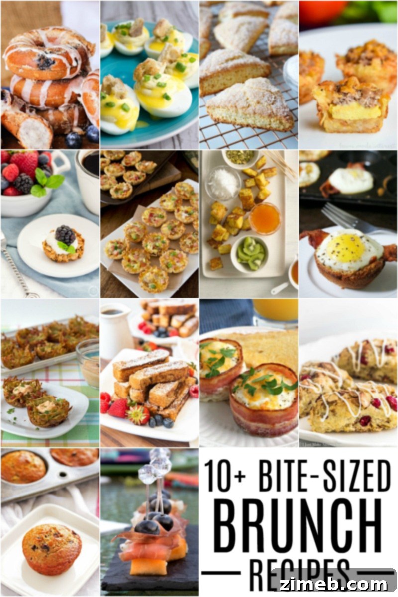 Bite Sized Brunch Recipes