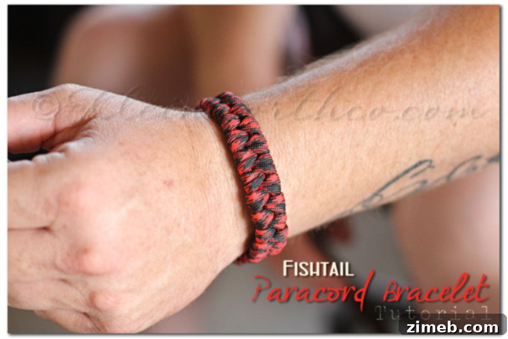Handmade Fishtail Paracord Dog Collar 22 Happy dog wearing a handmade fishtail paracord collar