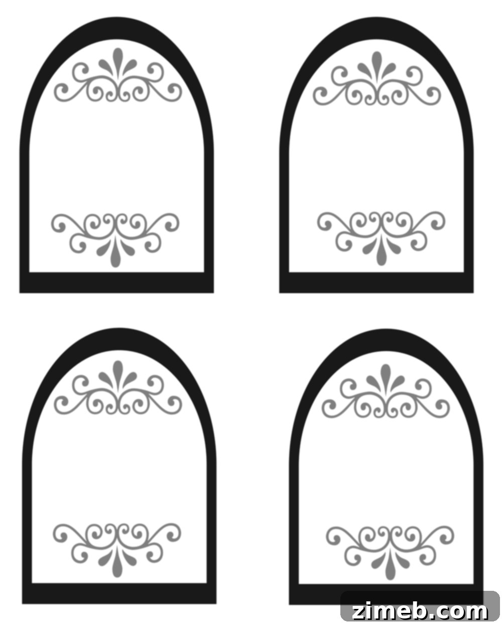 Free printable table place card tags for fall and Thanksgiving, customizable labels