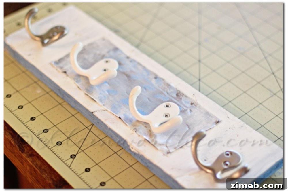 Rustic Key Holder 6 Distressed Key Rack Refined