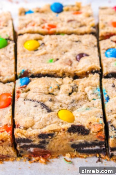 Irresistible No-Bake Chocolate Caramel Oat Bars 18 M&M Cookie Bars