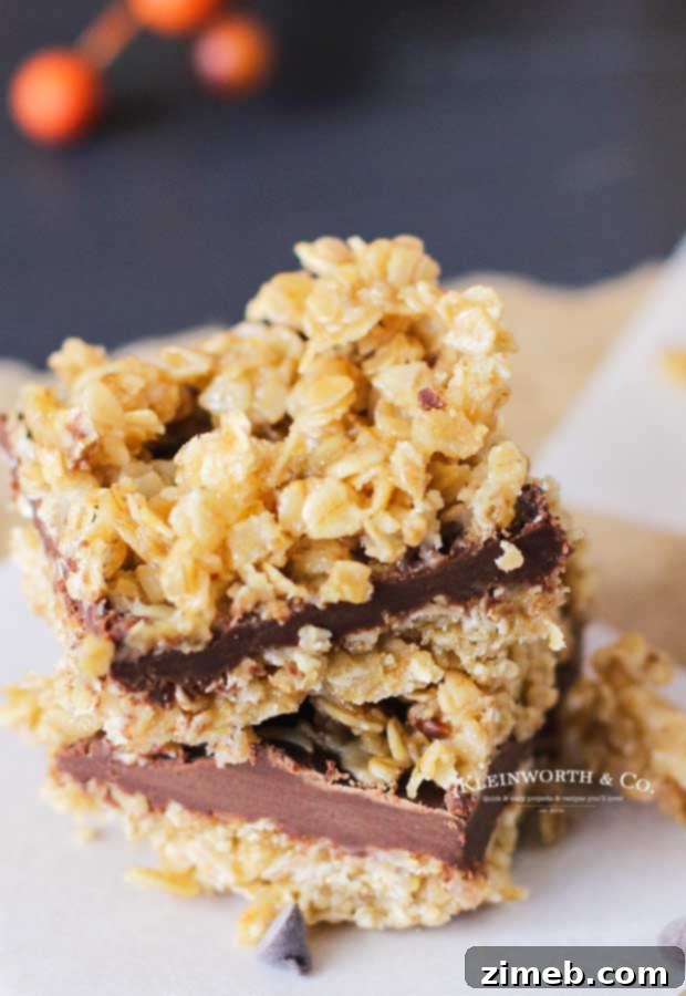 Irresistible No-Bake Chocolate Caramel Oat Bars 5 How to make No-Bake Chocolate Caramel Oat Bars - Step-by-Step