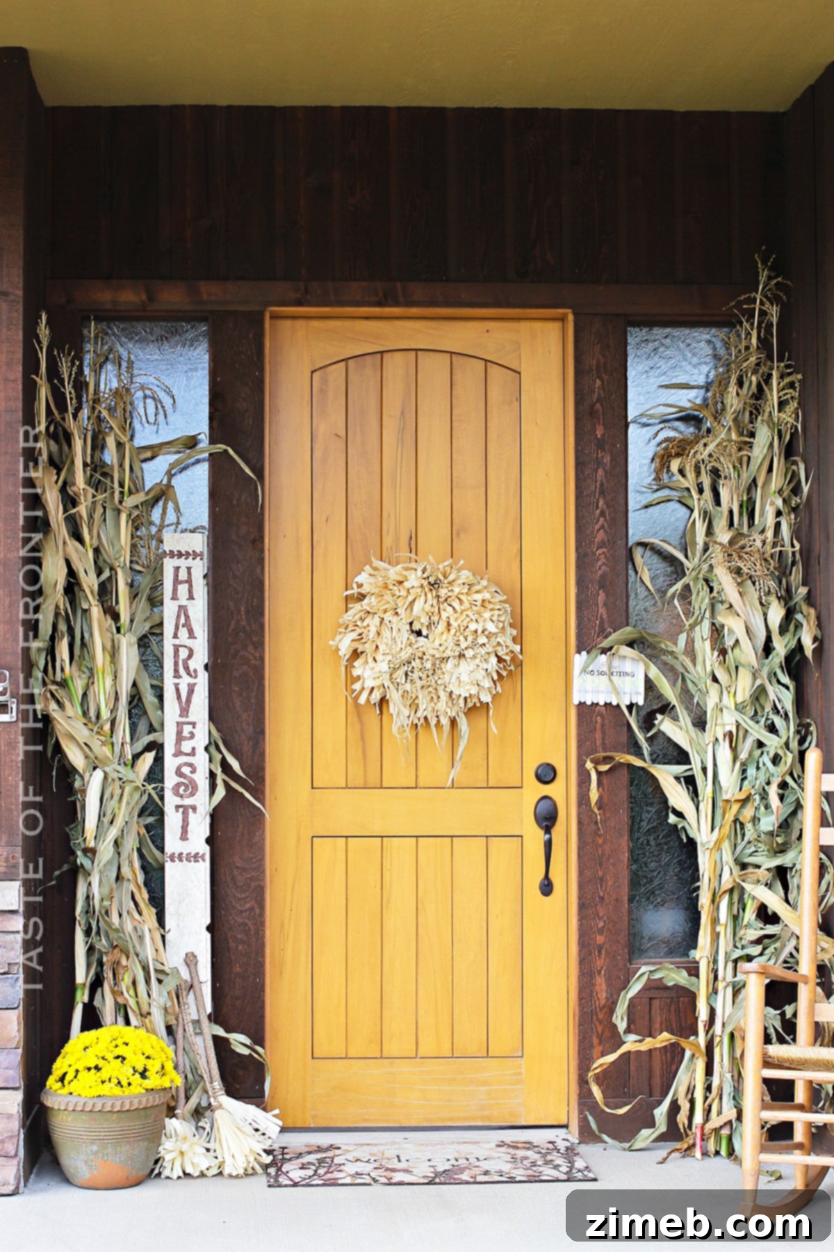 Handwoven Corn Husk Brooms 6 Inspiring Ideas for Decorating Your Porch for Fall
