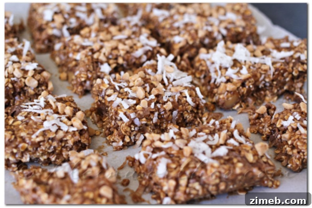 Delicious No-Bake Cookie Butter Rolo Oat Bars, quick dessert, easy treats