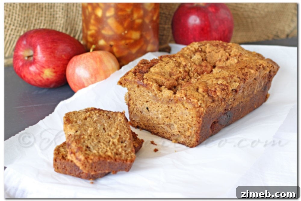 Autumn Spiced Caramel Apple Loaf 2 Delicious Caramel Apple Spice Bread, a perfect fall recipe for apple lovers.