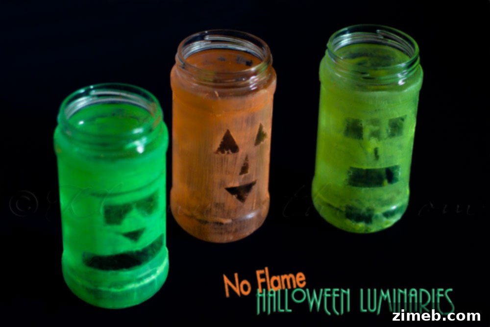 No Flame Halloween Luminaries