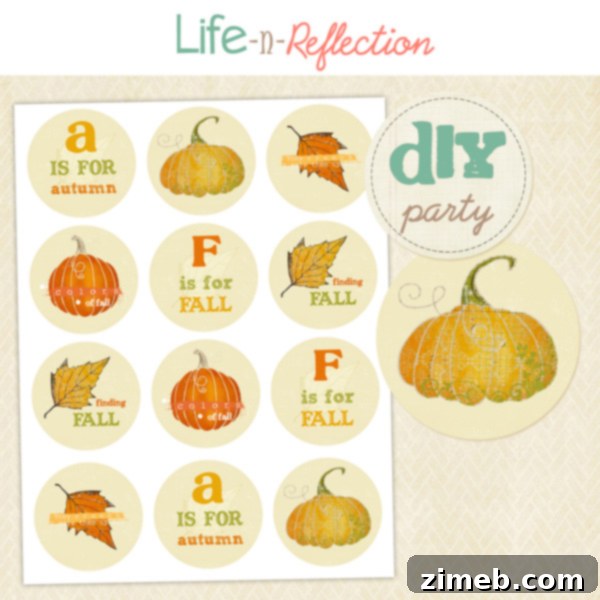 Easy Crock Pot Cinnamon & Brown Sugar Applesauce 3 Printable 'Finding Fall' tag, perfect for seasonal crafts or gifts.