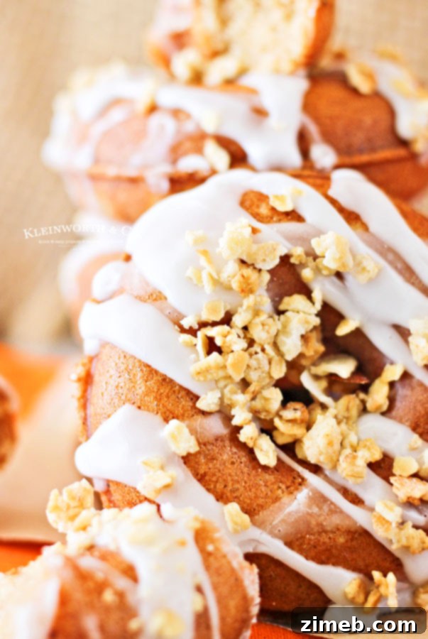 Pumpkin Donuts with Glaze