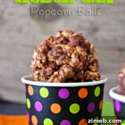 Heath Bar Popcorn Balls