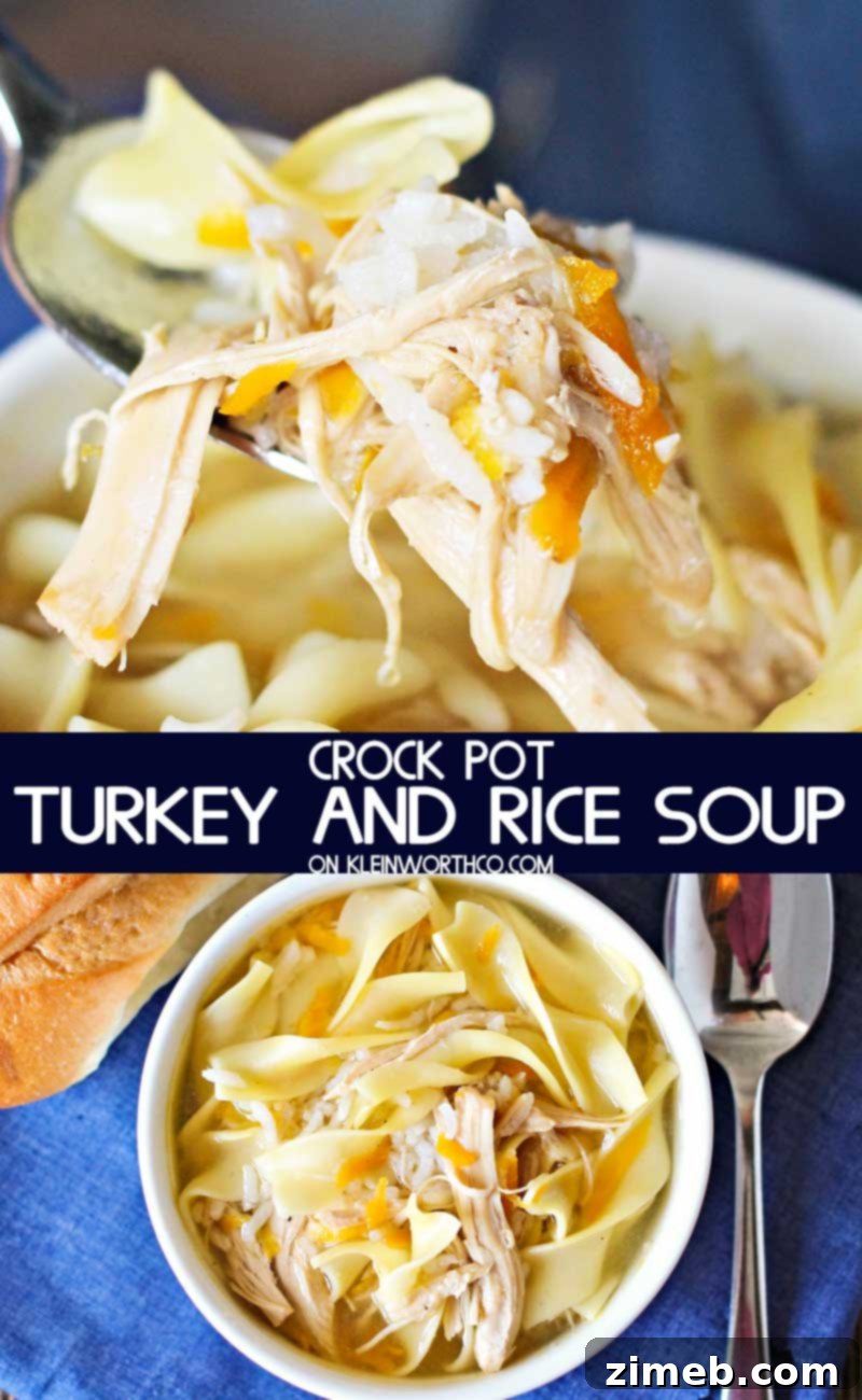 Slow Cooker Turkey and Rice Soup 2 Crock Pot Turkey Rice Soup