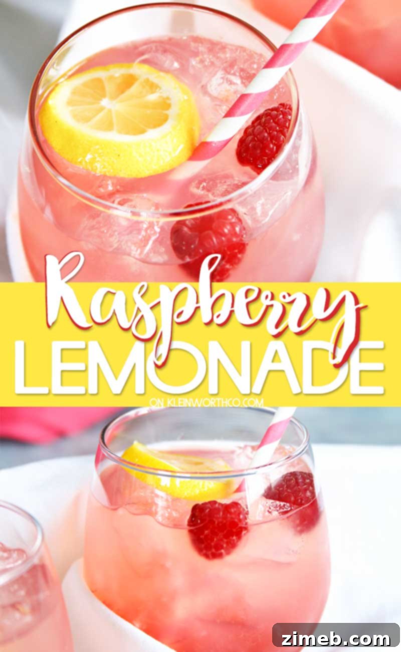 Refreshing Raspberry Lemonade 2 Raspberry Lemonade - Best Summer Drink Recipe