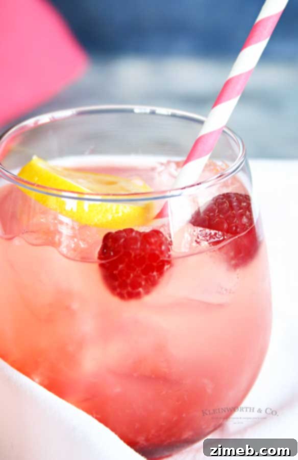 Refreshing Raspberry Lemonade 3 Raspberry Lemonade with homemade syrup