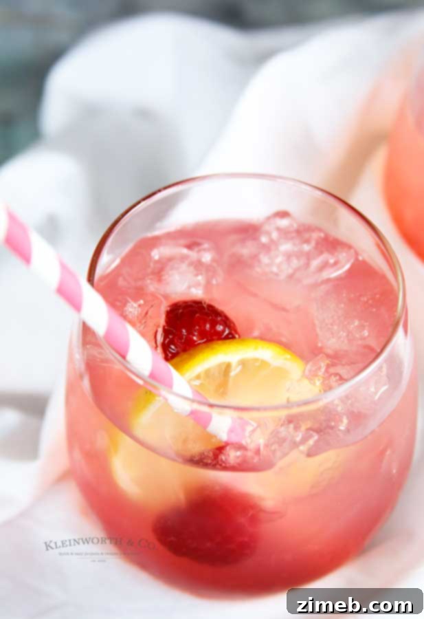 Refreshing Raspberry Lemonade 6 Raspberry Lemonade recipe with fresh fruit