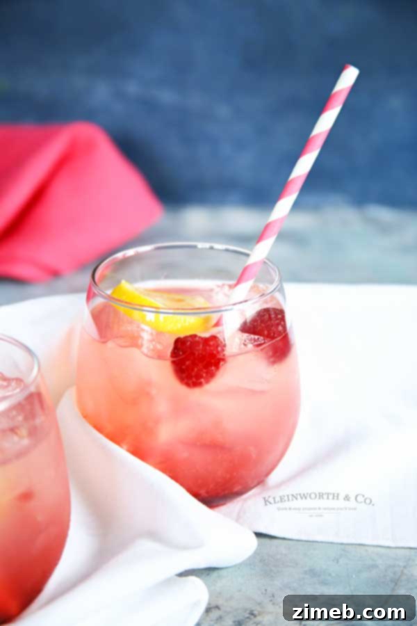 Refreshing Raspberry Lemonade 8 drink recipe - Homemade Raspberry Lemonade