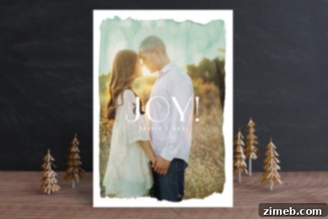 Create Stunning Holiday Photo Cards with Minted 3 Holiday Photo Cards with Minted - Aquarelle Design